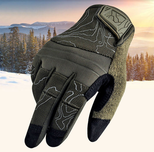 Sports Gloves Cycling Motorcycle - Microfiber Warm Outdoor Sizes S-XL