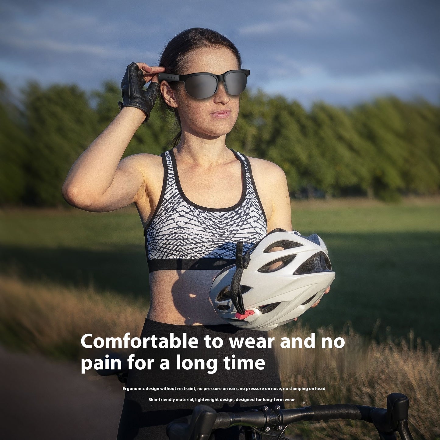 Smart glasses with UV and blue light protection