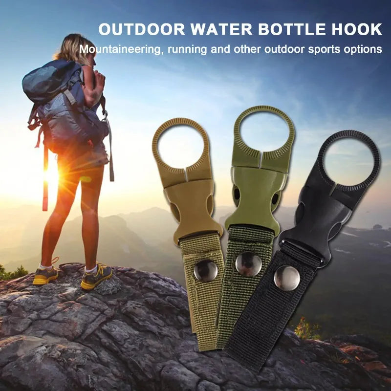 Carabiner Backpack Strap - Quick Release Bottle Holder