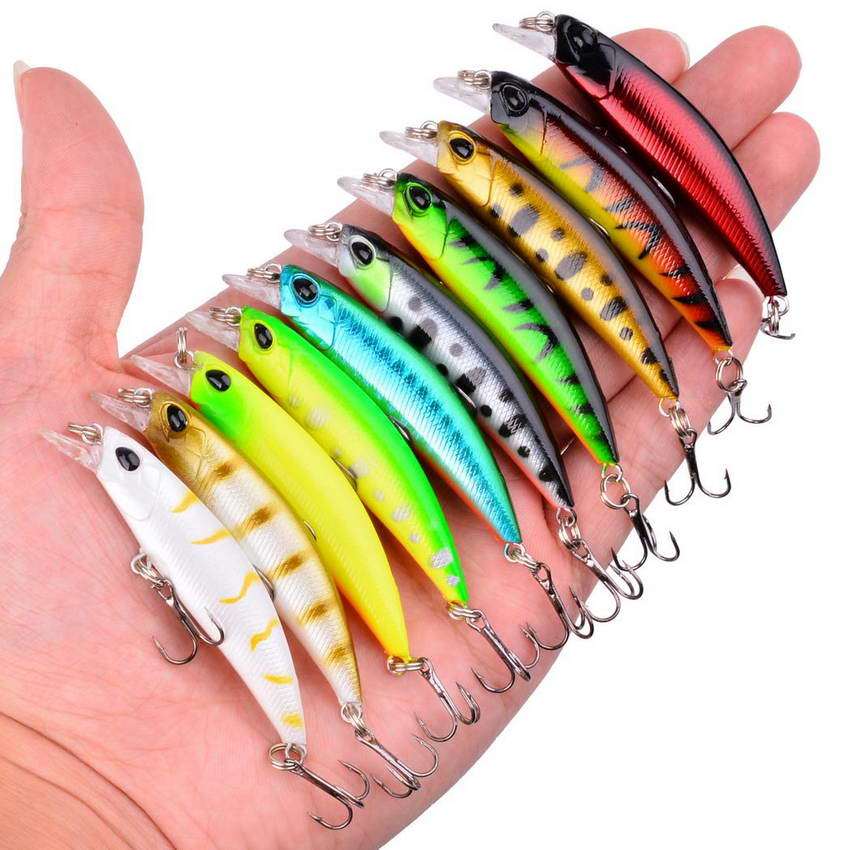 Kit 84 Mini Floating Minnows - Predator Hard Lures