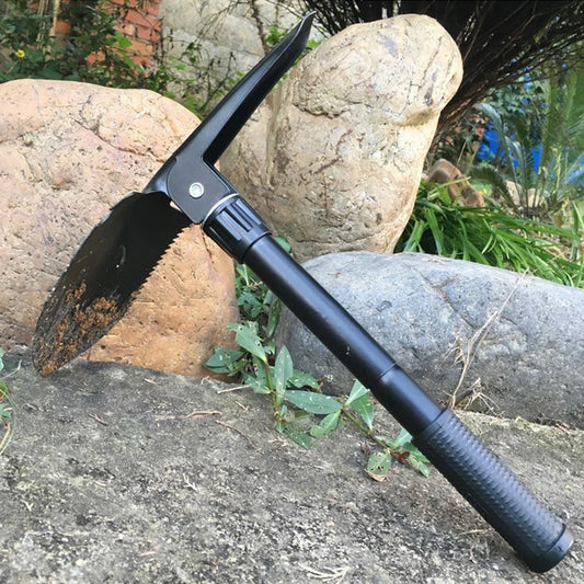Multifunctional Folding Shovel - Telescopic Camping Garden Snow Scraper
