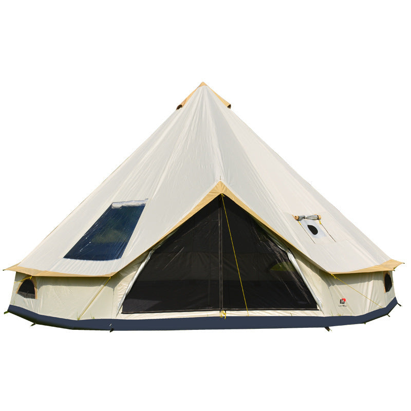 Pyramid Yurt Tent 8+ Persons - Oxford 210D Chimney 4-5m
