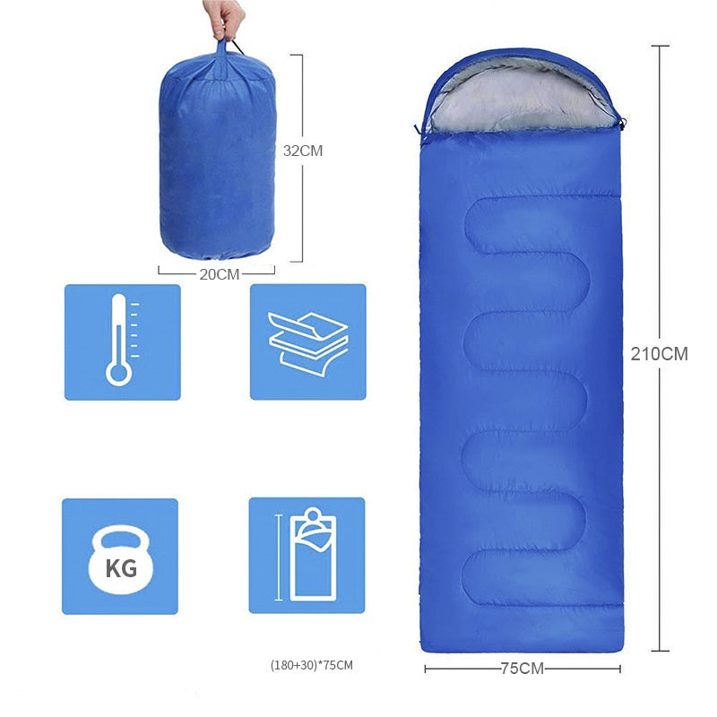 Winter Sleeping Bag - Thick Cotton Warm Camping