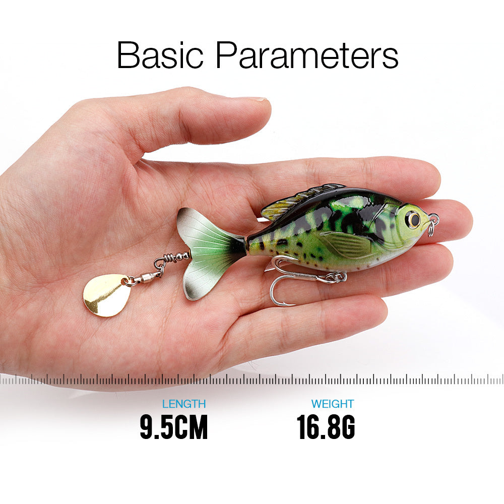 5 Topwater Rotating Tail Lures - Surface Fishing for Predators