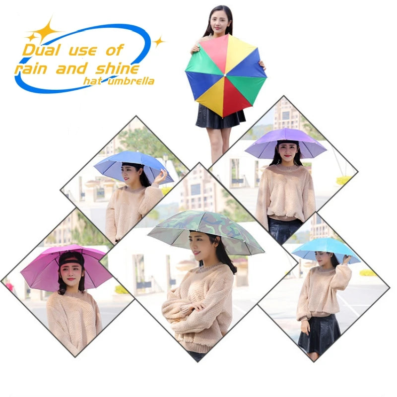 Portable Anti-UV Umbrella - Foldable Travel Camping