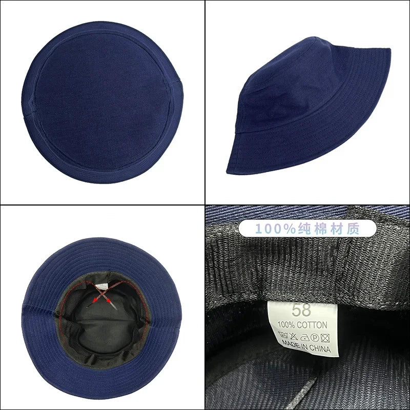 Customizable Cotton Bob Hat - Embroidered Logo Print 21 Summer Colors